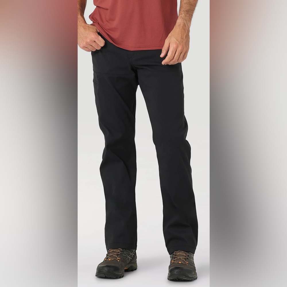 •WRANGLER•DARK GRAY “ATG” CLIFF SIDE UTILITY PANTS SIZE 34 X 32 (LIKE NEW)
